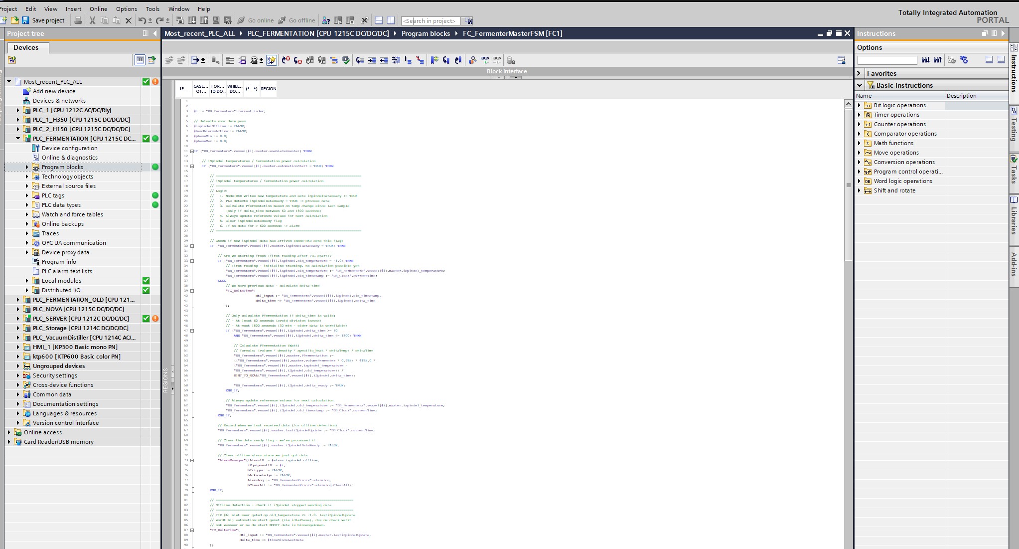 PLC-programmering in Siemens TIA Portal